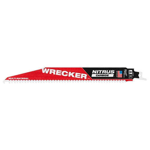Milwaukee The Wrecker With Nitrus Carbide SAWZALL Blades