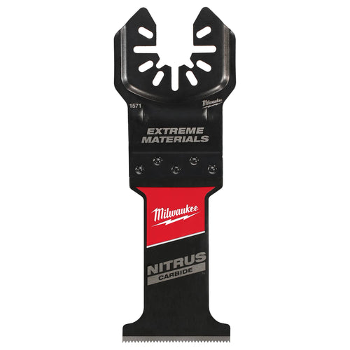 Milwaukee 1-3/8" NITRUS Carbide Extreme Materials Universal Fit Oscillating Multi-Tool Blade (10 PK) | 49-25-1579
