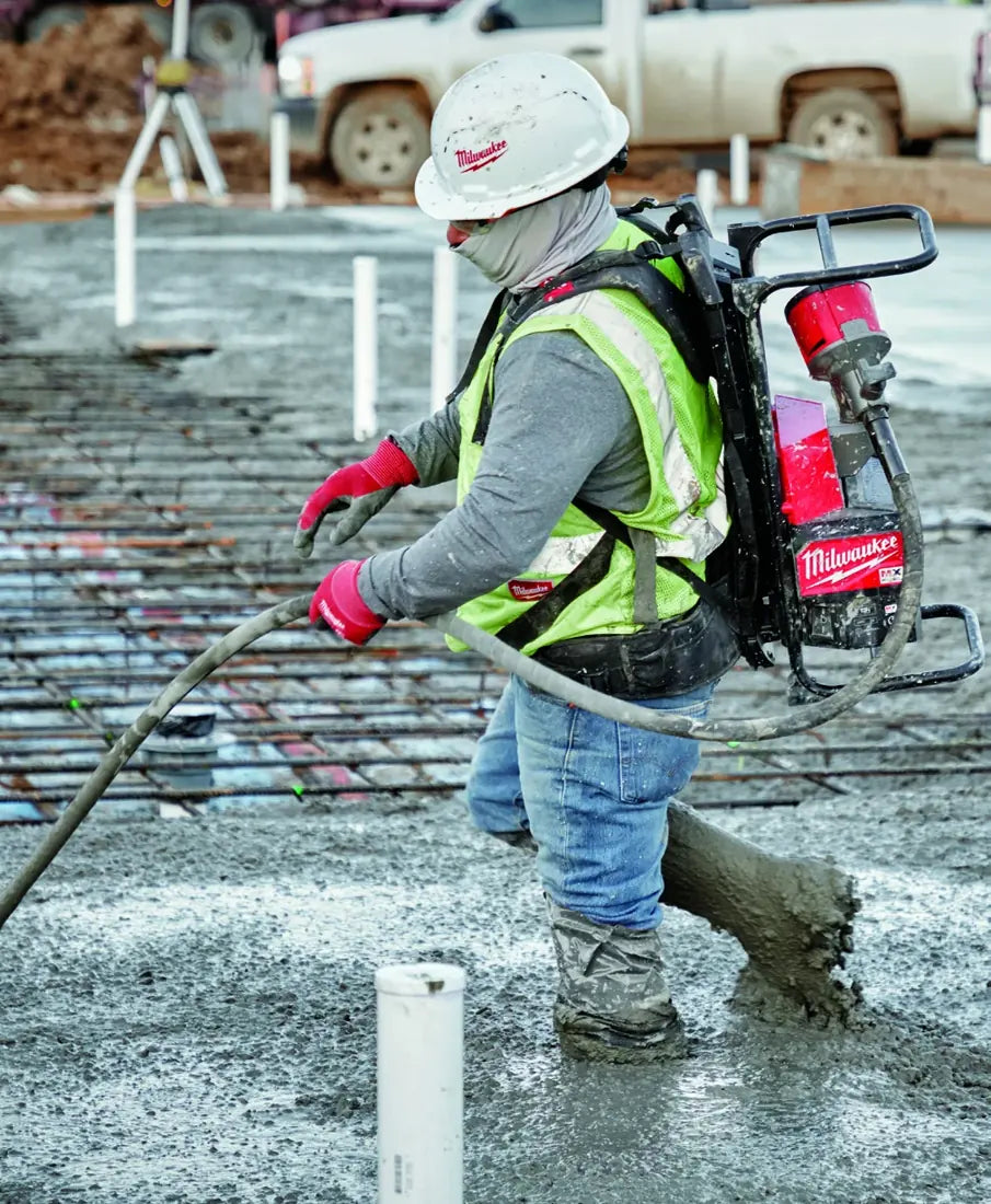 Concrete application photograph from the Milwaukee guide