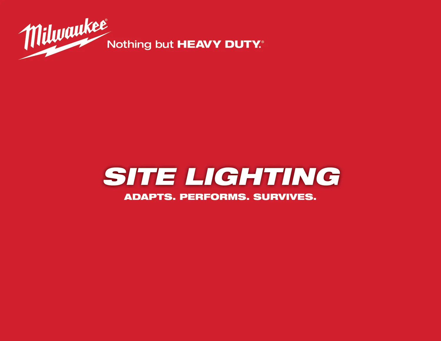 Milwaukee 2025 Site Lighting Guide