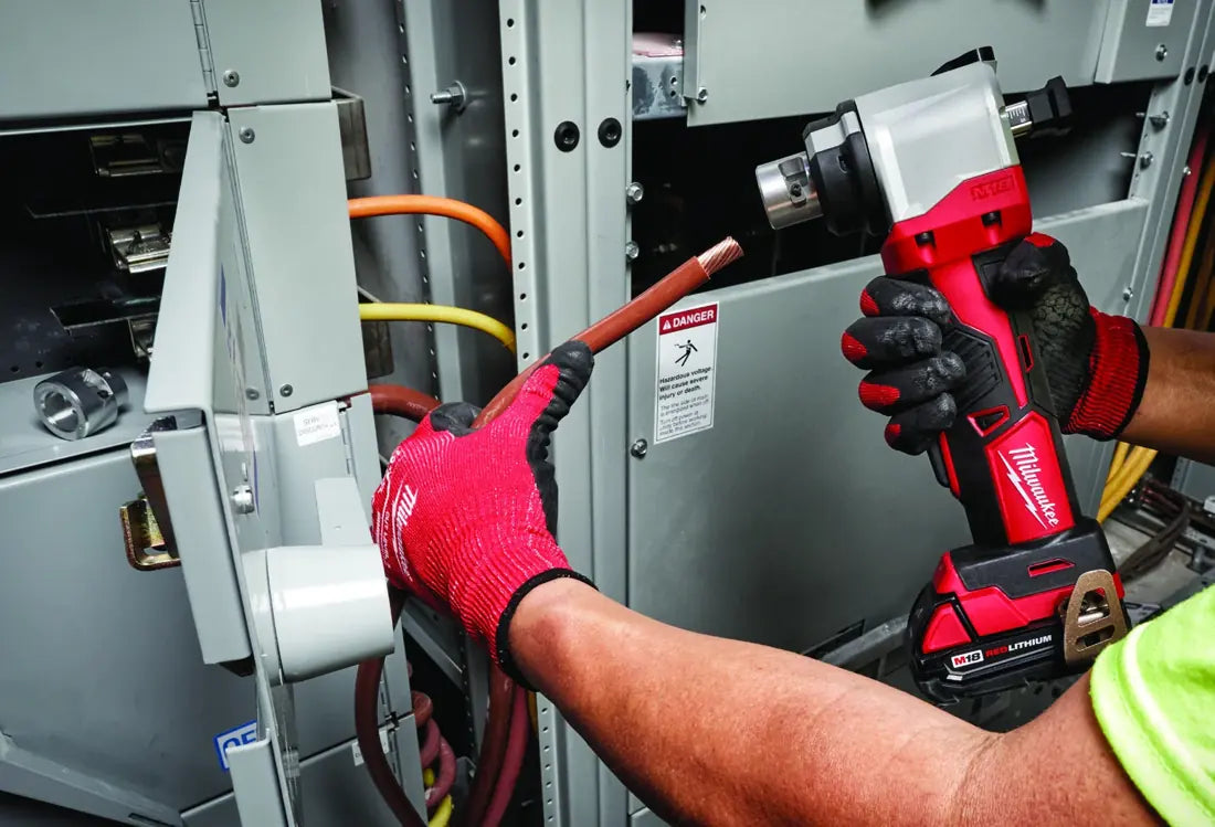 Commercial Electrical application photograph from the Milwaukee guide