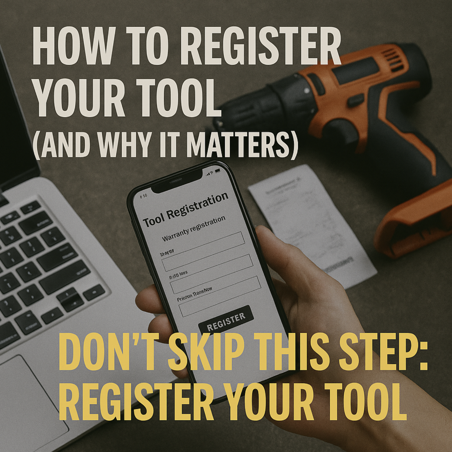How to Register Your Tool (And Why It Matters)