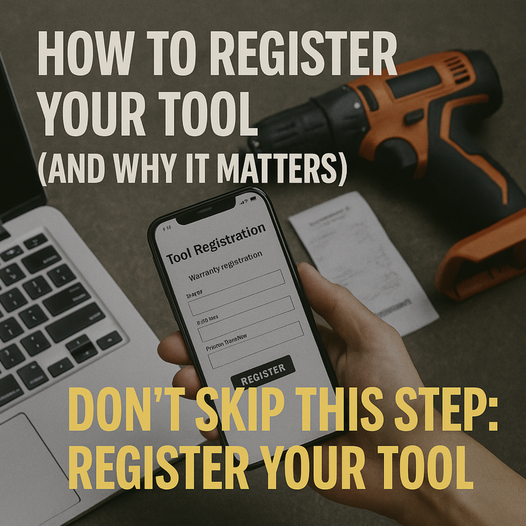 How to Register Your Tool (And Why It Matters)