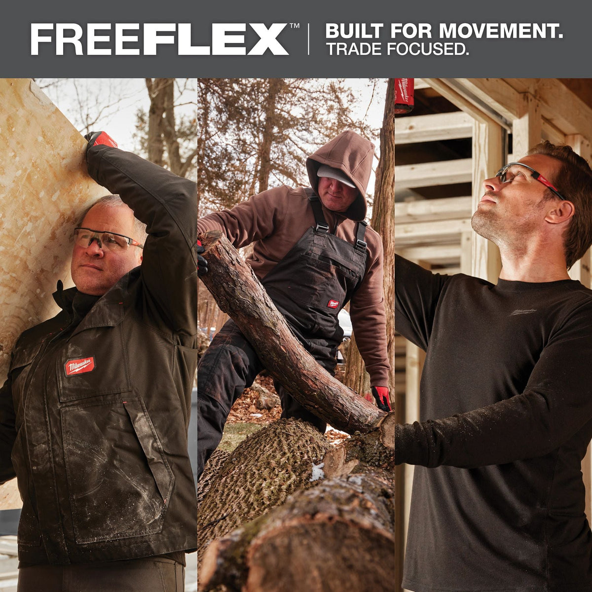 Milwaukee Tool FREEFLEX workwear collection