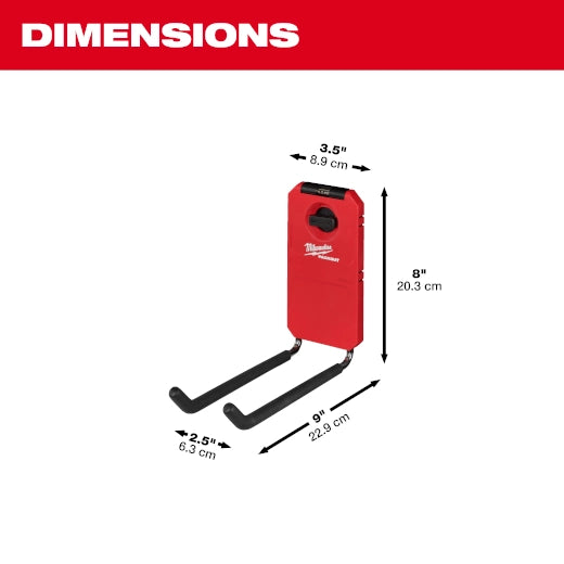 Milwaukee PACKOUT 9” Straight Hook | 48-22-8330