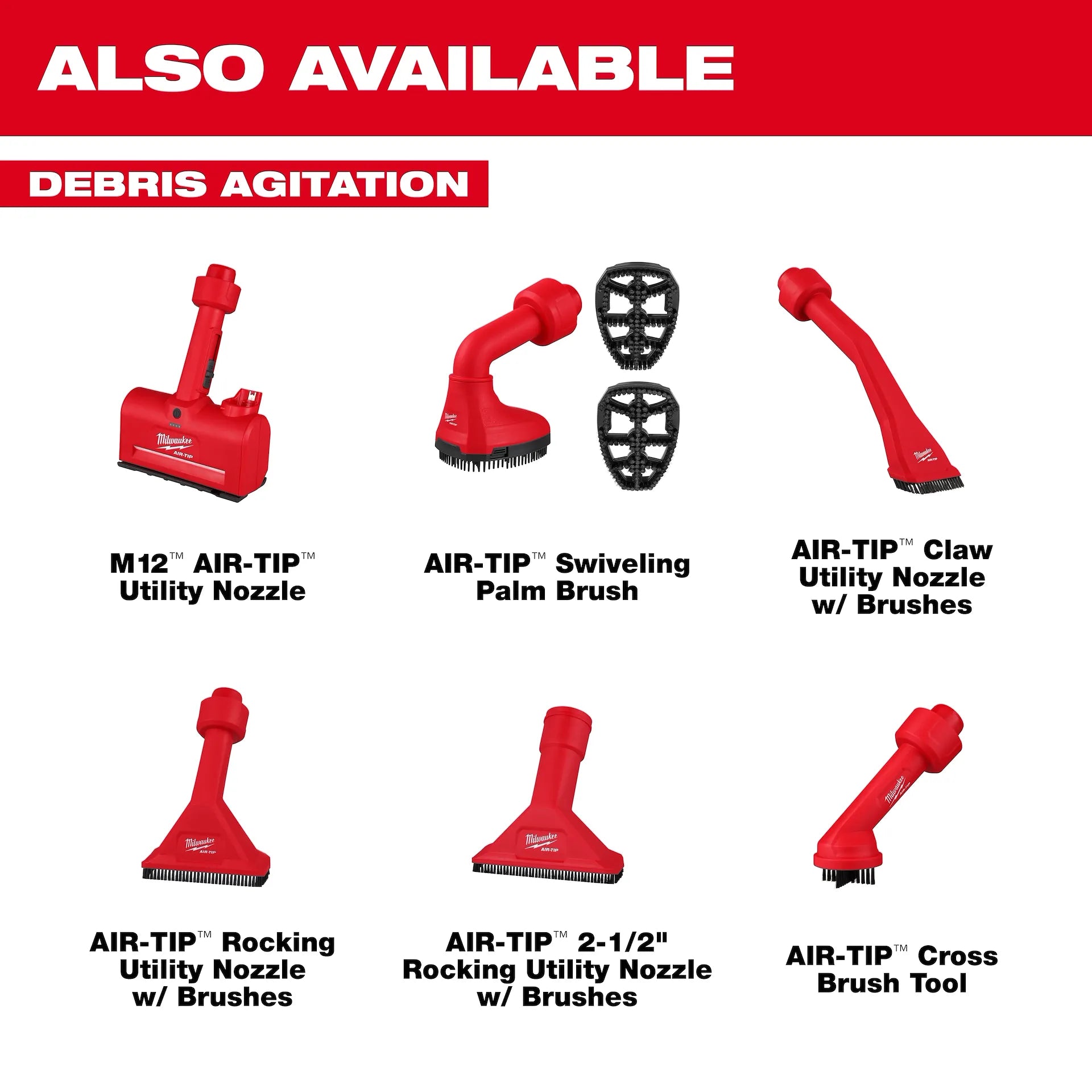 AIR-TIP™ Rocking Utility Nozzle w/ Brushes
