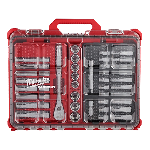 47pc 1/2" Drive Ratchet & Socket Set with PACKOUT™ Organizer