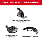 M18 FUEL™ 4-1/2"-6" Variable Speed Braking Grinder, Paddle Switch w/ ONE-KEY™