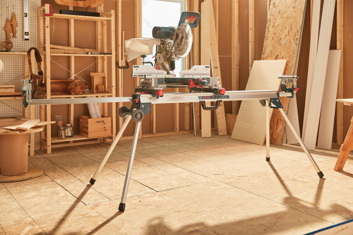 Bosch GTA3800 Folding-Leg Miter Saw Stand with Wheels