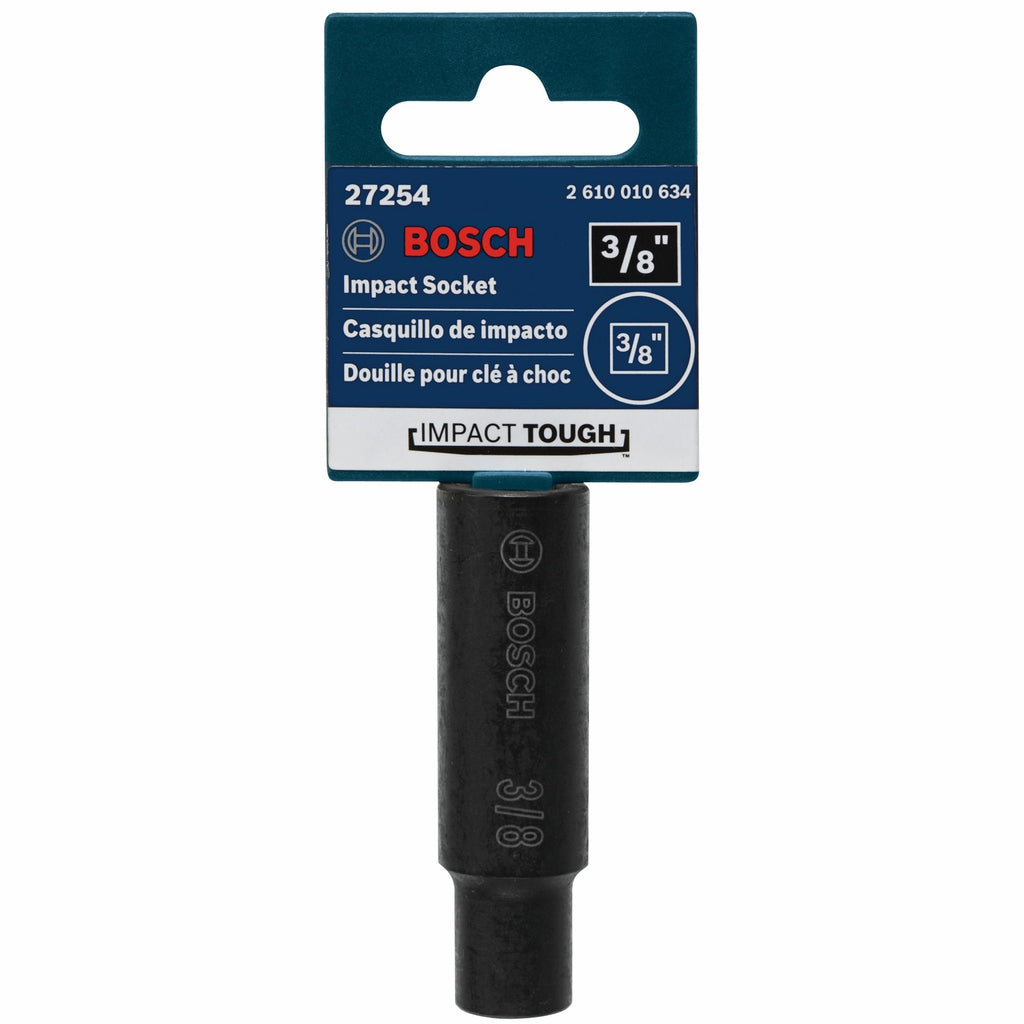 Bosch 27254 3/8 In. Impact Tough Deep Well Socket, 3/8 In. Shank