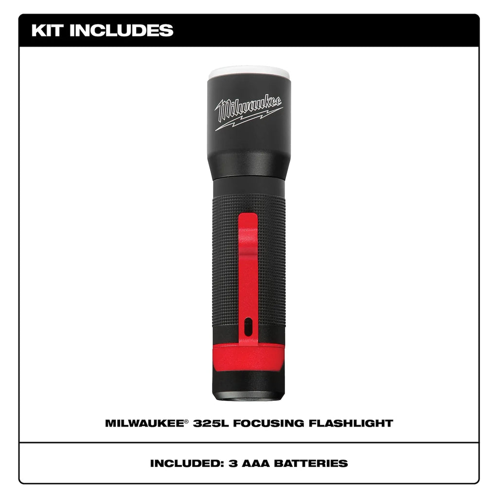 Milwaukee 325L Focusing Flashlight – Configuration Options