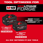 Milwaukee M18 FUEL 21" Auger Propelled Dual Battery Single Stage Snow Blower Kit | 3036-22HD