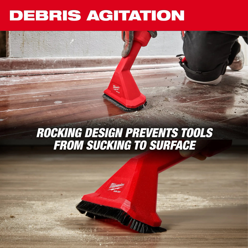 Milwaukee AIR-TIP Rocking Utility Nozzle with  Brushes | 49-90-2038