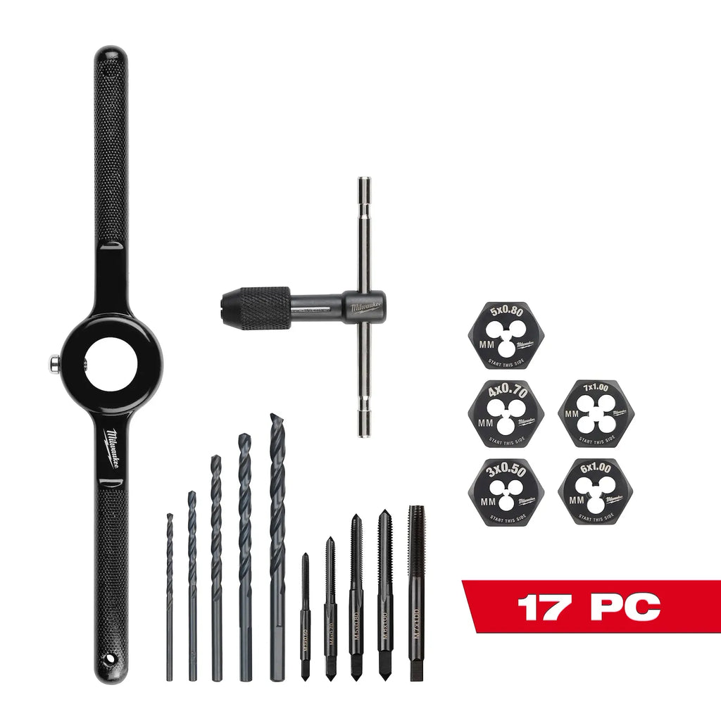 17PC Metric Tap and Die Set