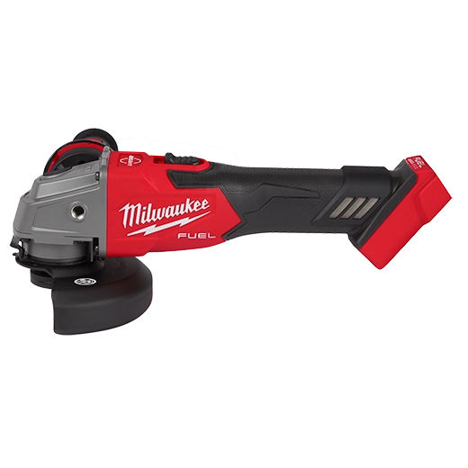 Milwaukee M18 FUEL 4-1/2" / 5" Braking Grinder Slide Switch, Lock-On | 2881-20