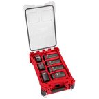 Milwaukee SHOCKWAVE Impact Duty 1” Drive 7-Piece MM & SAE Wheel Service Socket PACKOUT Set | 49-66-7840