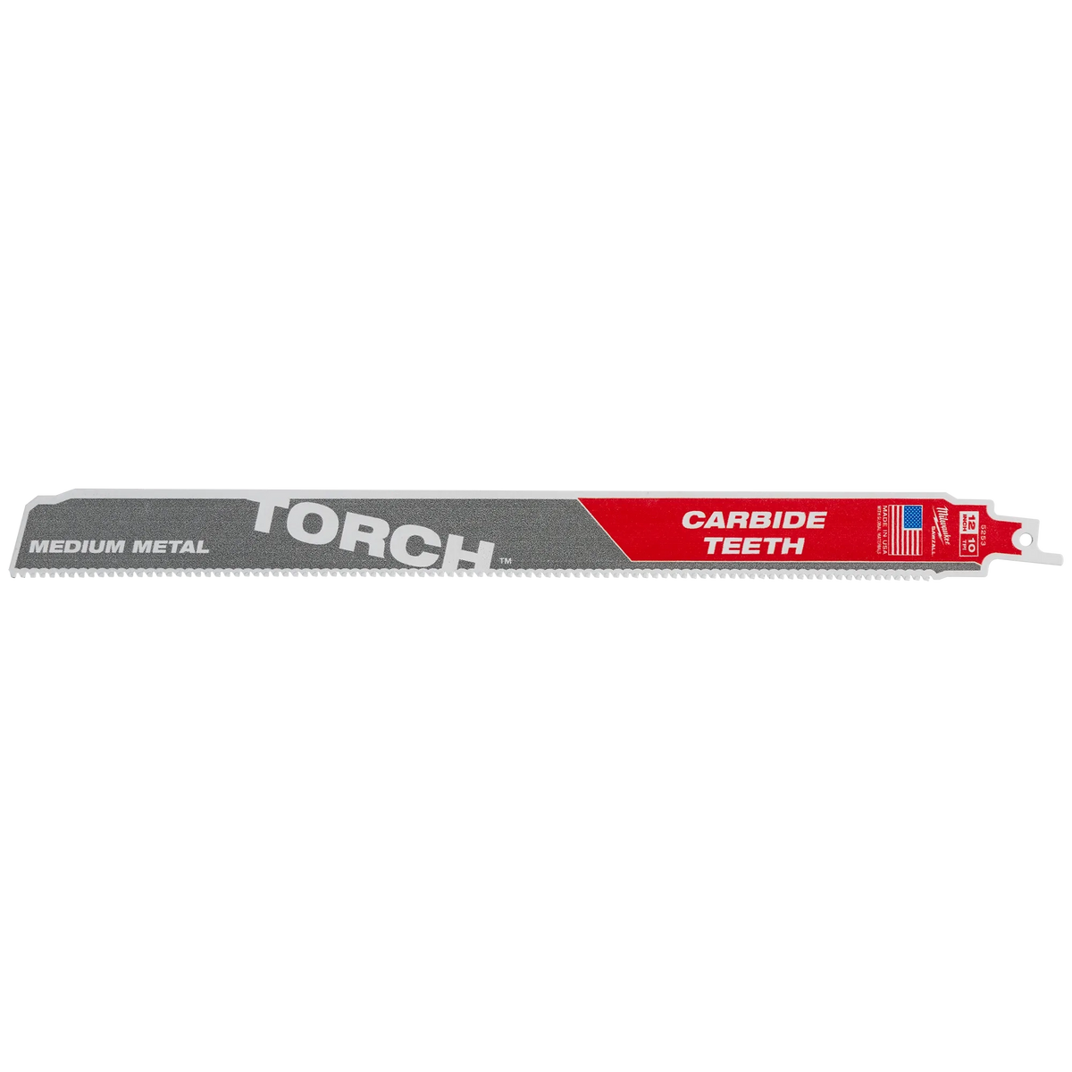 Milwaukee 12" 10TPI The TORCH with Carbide Teeth for Medium Metal 1PK | 48-00-5253