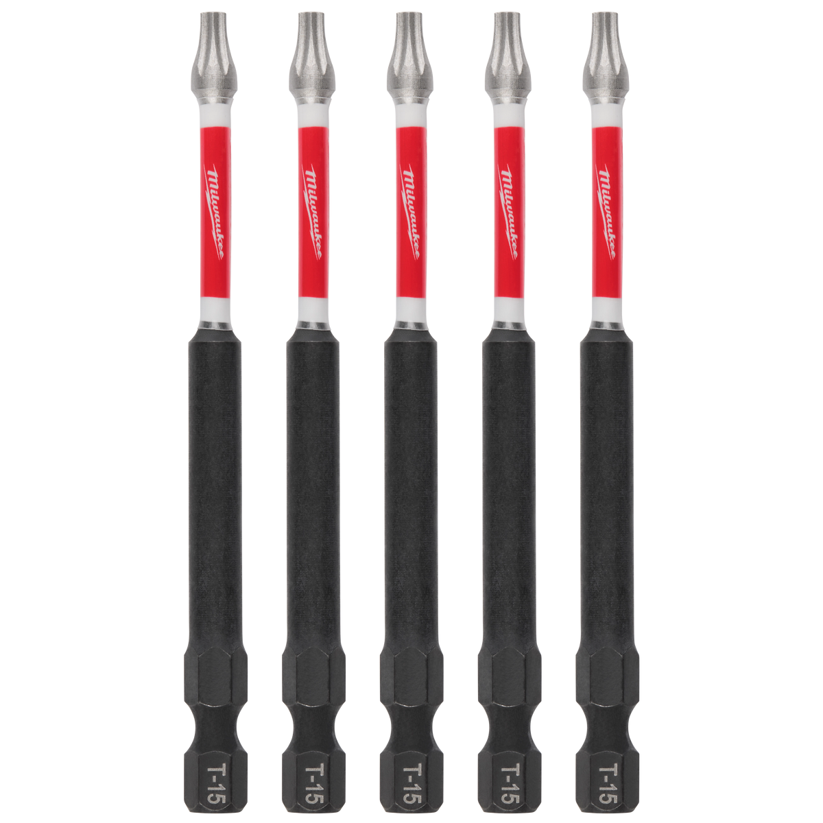 Milwaukee SHOCKWAVE Impact Duty 3-1/2" TORX T15 Power Bits (5 PK) | 48-32-4577