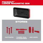 Milwaukee PACKOUT Large Magnetic Bin | 48-22-8071