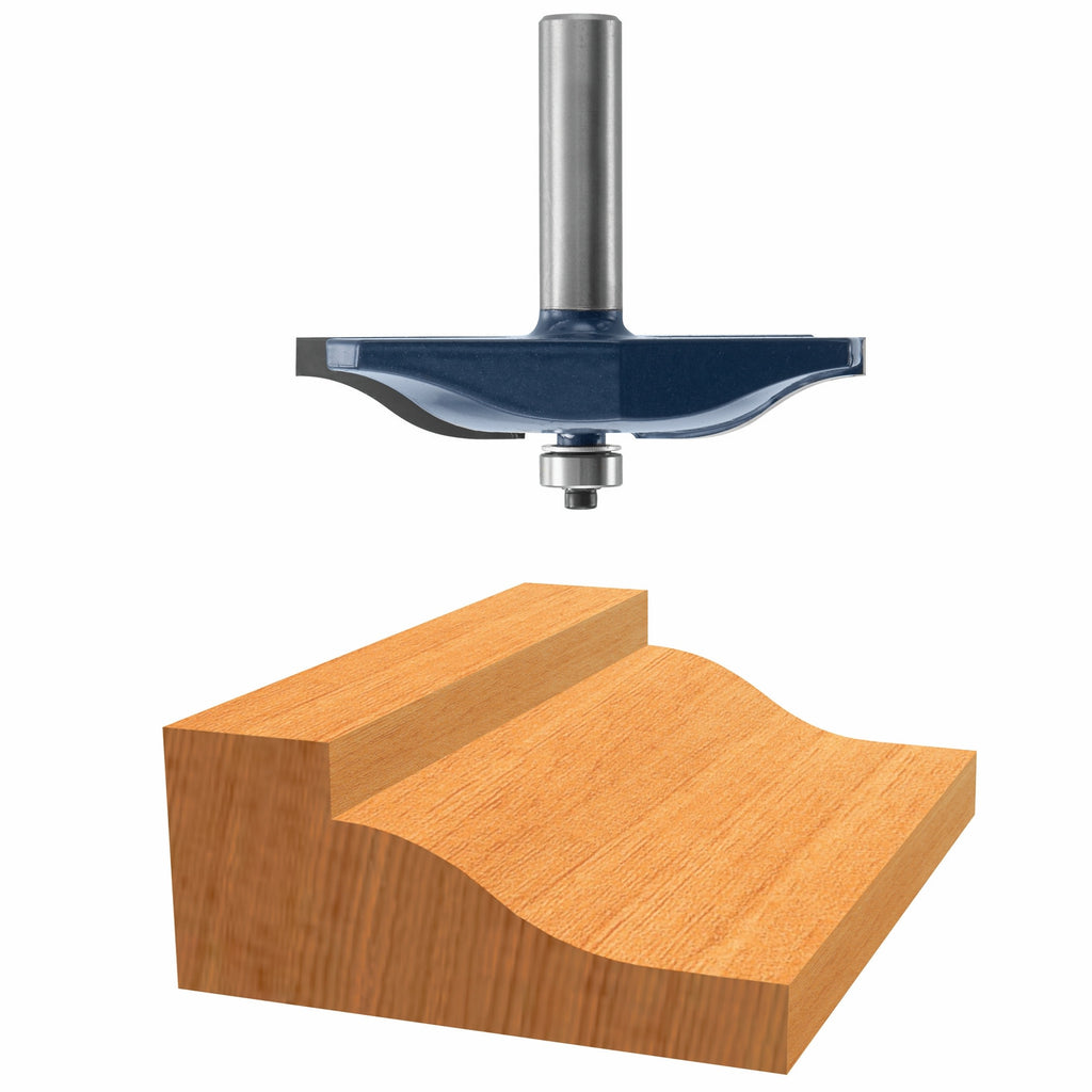 Bosch 85640M 3-3/8 In. x 9/16 In. Carbide Tipped Ogee Raised Panel Bit