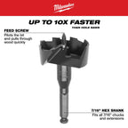 Milwaukee 3-Piece Plumbers' Selfeed Bit Kit | 49-22-0030