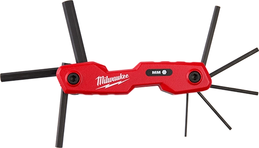 Milwaukee 8-Key Folding Hex Key Set - Metric | 48-22-2182