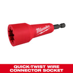 Milwaukee SHOCKWAVE Quick-Twist Wire Connector Socket (48-32-6400)