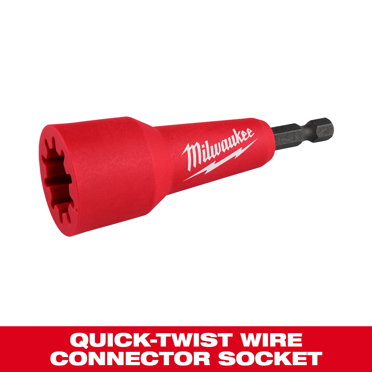 Milwaukee SHOCKWAVE Quick-Twist Wire Connector Socket (48-32-6400)