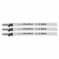 Bosch T307BFP 3 pc. 4-1/2 In. 12 TPI Precision for Hardwood T-Shank Jig Saw Blades