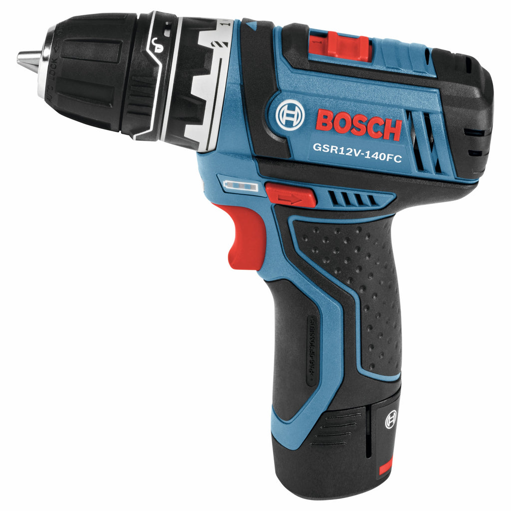 Bosch GSR12V-140FCB22 12V Max Drill/Driver with 5-In-1 Flexiclick System and (2) 2.0 Ah Batteries