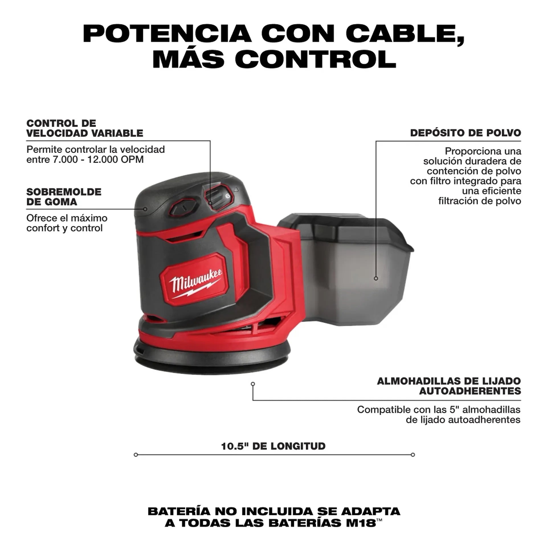 M18™ Random Orbit Sander