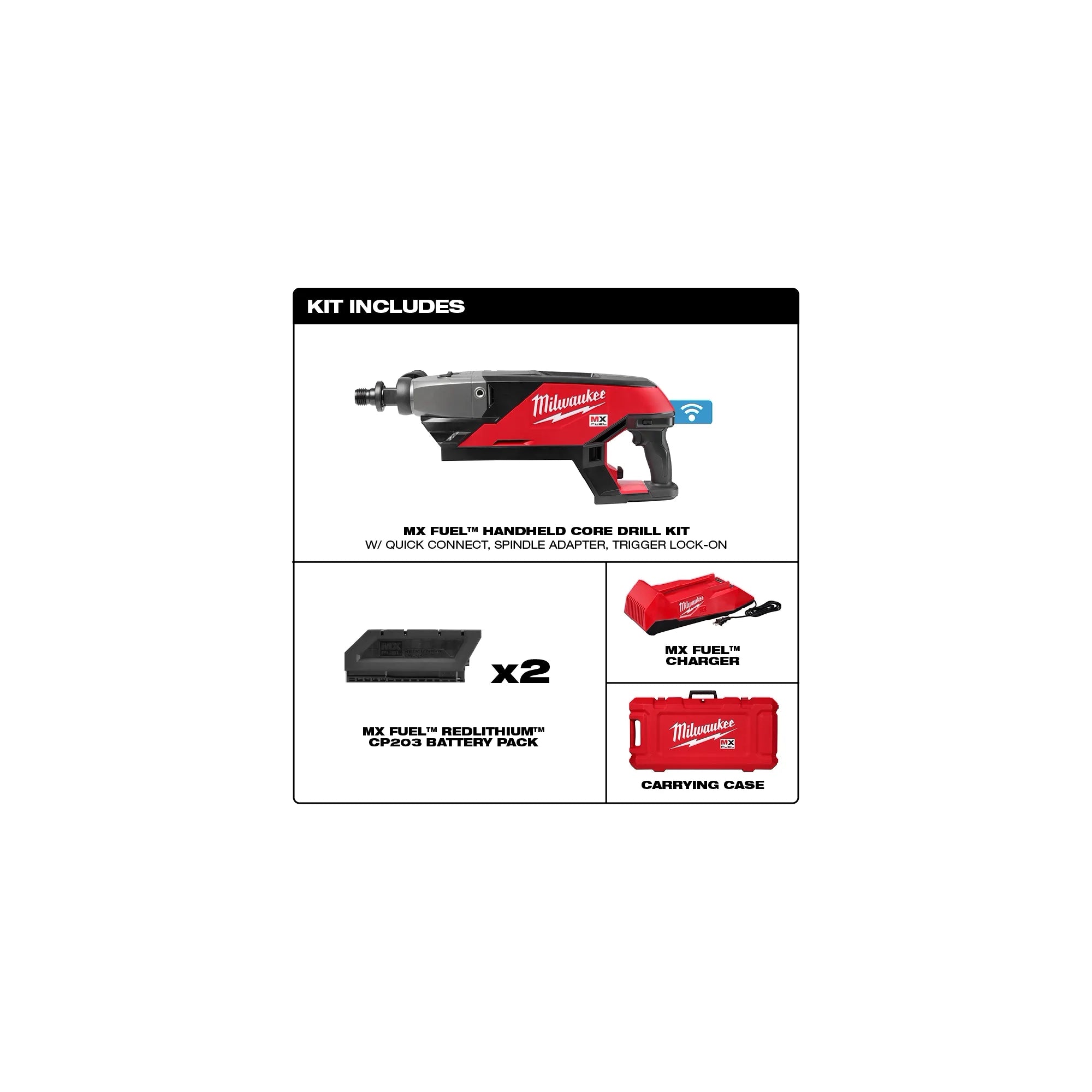 MX FUEL™ Handheld Core Drill Kit