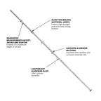 Bosch GR16 16 Ft. Telescoping Leveling Rod