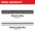 2-1/2" - 4" IPS-P Pivoting Press Ring Kit for M18™ FORCE LOGIC™ Long Throw Press Tool