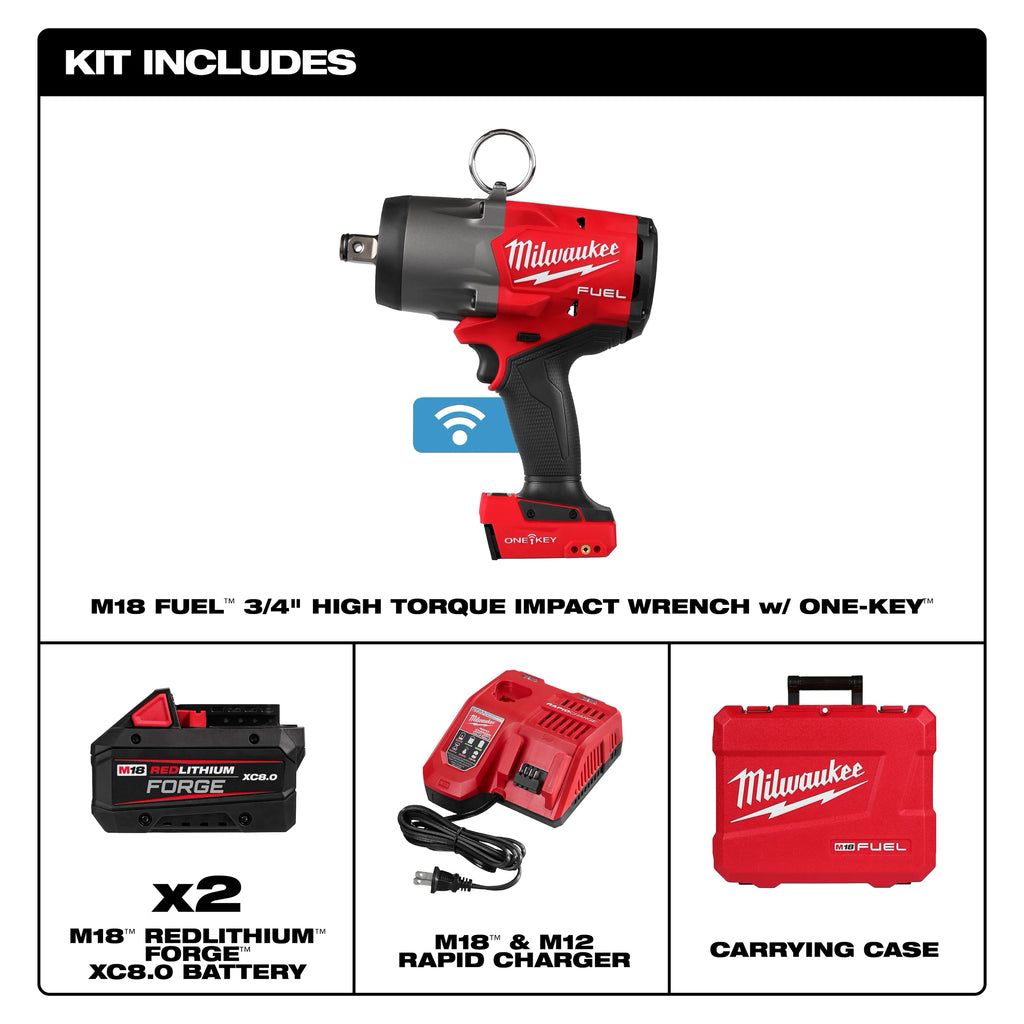 M18 FUEL™ 3/4" High Torque Impact Wrench w/ ONE-KEY™