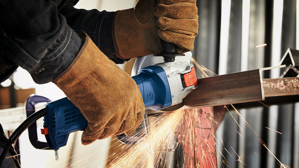 Bosch GWX10-45PE 4-1/2 In. X-LOCK Ergonomic Angle Grinder with Lock-On Paddle Switch