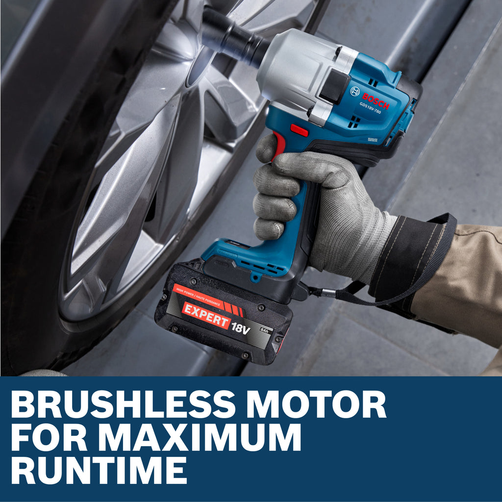 Bosch GDS18V-780N 18V Brushless ½ In. Mid-Torque Impact Wrench (Tool Only)