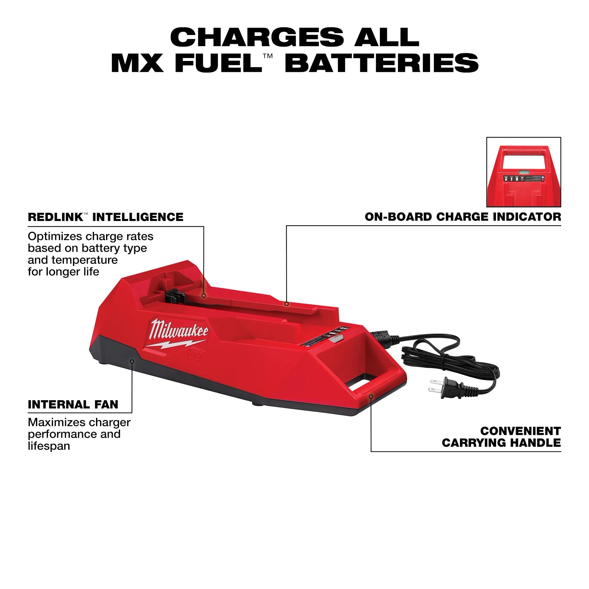 MX FUEL™ Lithium-Ion Battery Charger