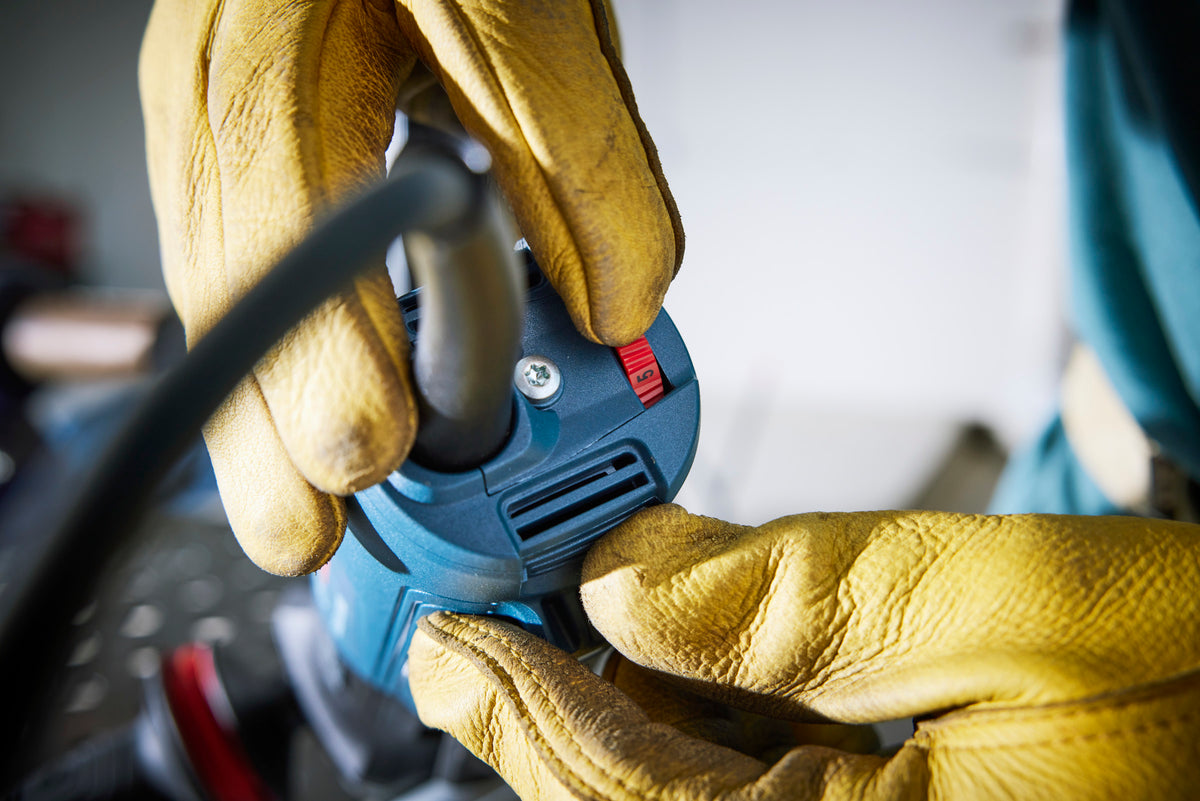 Bosch GWS14-50PBD 5 In. Angle Grinder with Brake and No Lock-On Paddle Switch