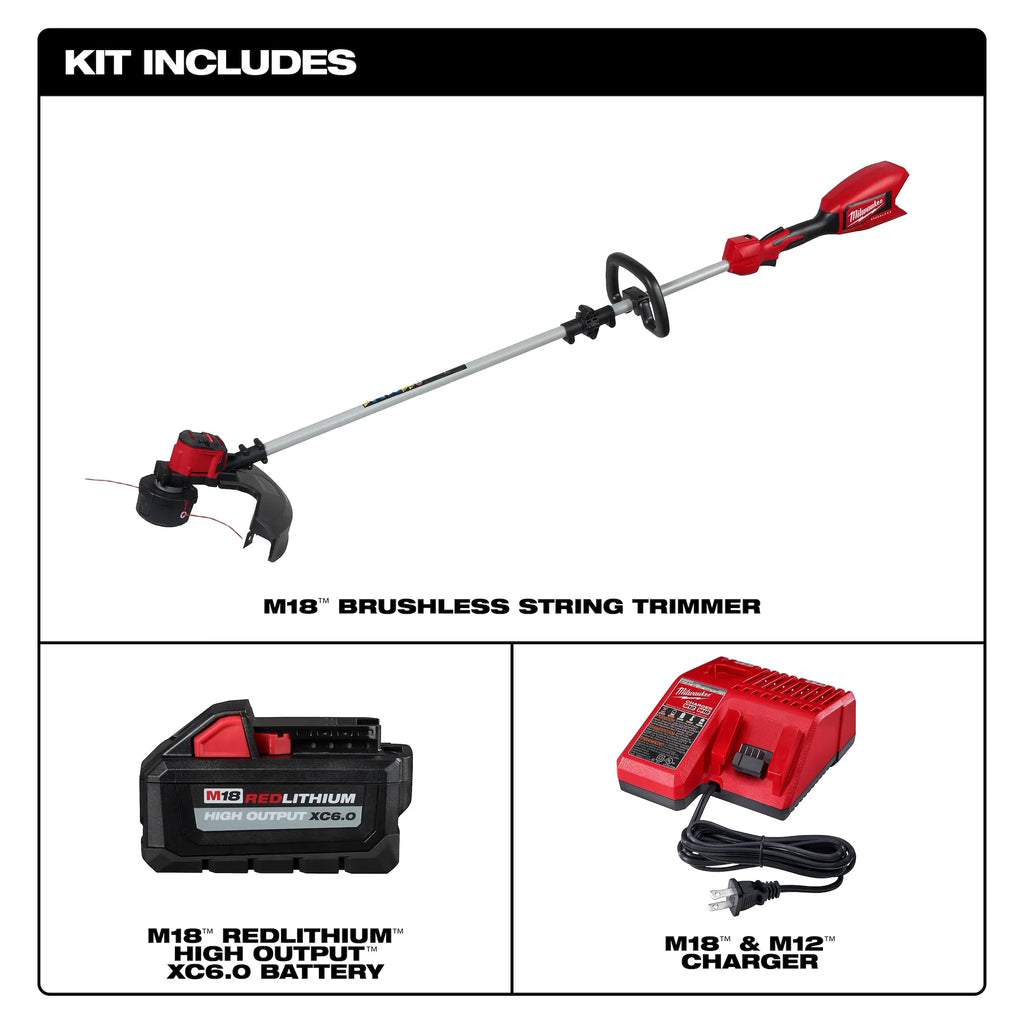 Milwaukee M18 Brushless String Trimmer – Configuration Options