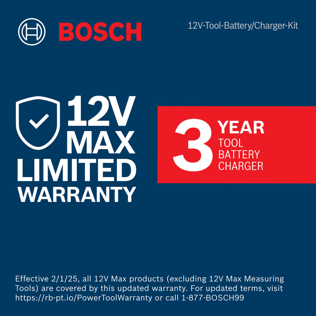 Bosch CLPK22-120 12V Max 2-Tool Combo Kit with 3/8 In. Drill/Driver, Impact Driver and (2) 2.0 Ah Batteries