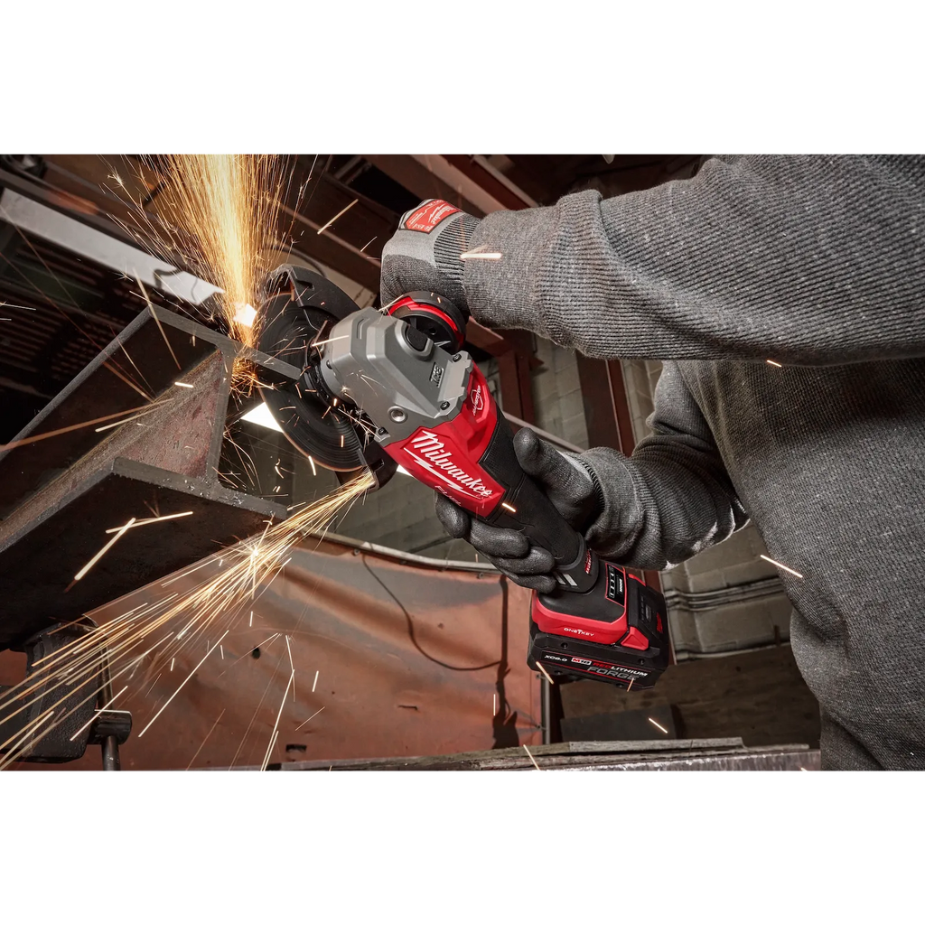 Milwaukee M18 FUEL 4-1/2"-6" Variable Speed Braking Grinder, Paddle Switch with ONE-KEY – Configuration Options