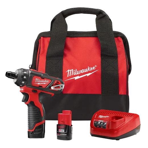 M12 FUEL™ 1/4” Hex 2-Speed Screwdriver Kit