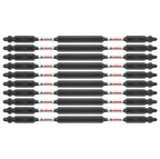 Bosch ITDEP2R26B 10 pc. Impact Tough 6 In. Phillips/Square #2 Double-Ended Bits (Bulk Pack)