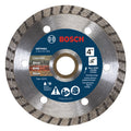 Bosch DBT0401 4 In. Turbo Rim Diamond Blade for Smooth Cuts
