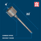 Bosch HC8555 4 In. x 22 In. SDS-max Rotary Hammer Core Bit
