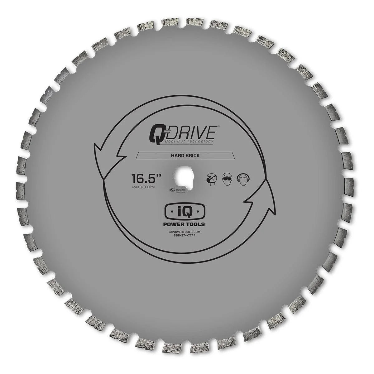 16.5" Q-Drive Arrayed Segmented Hard Brick Blade Silent Core (HM1)