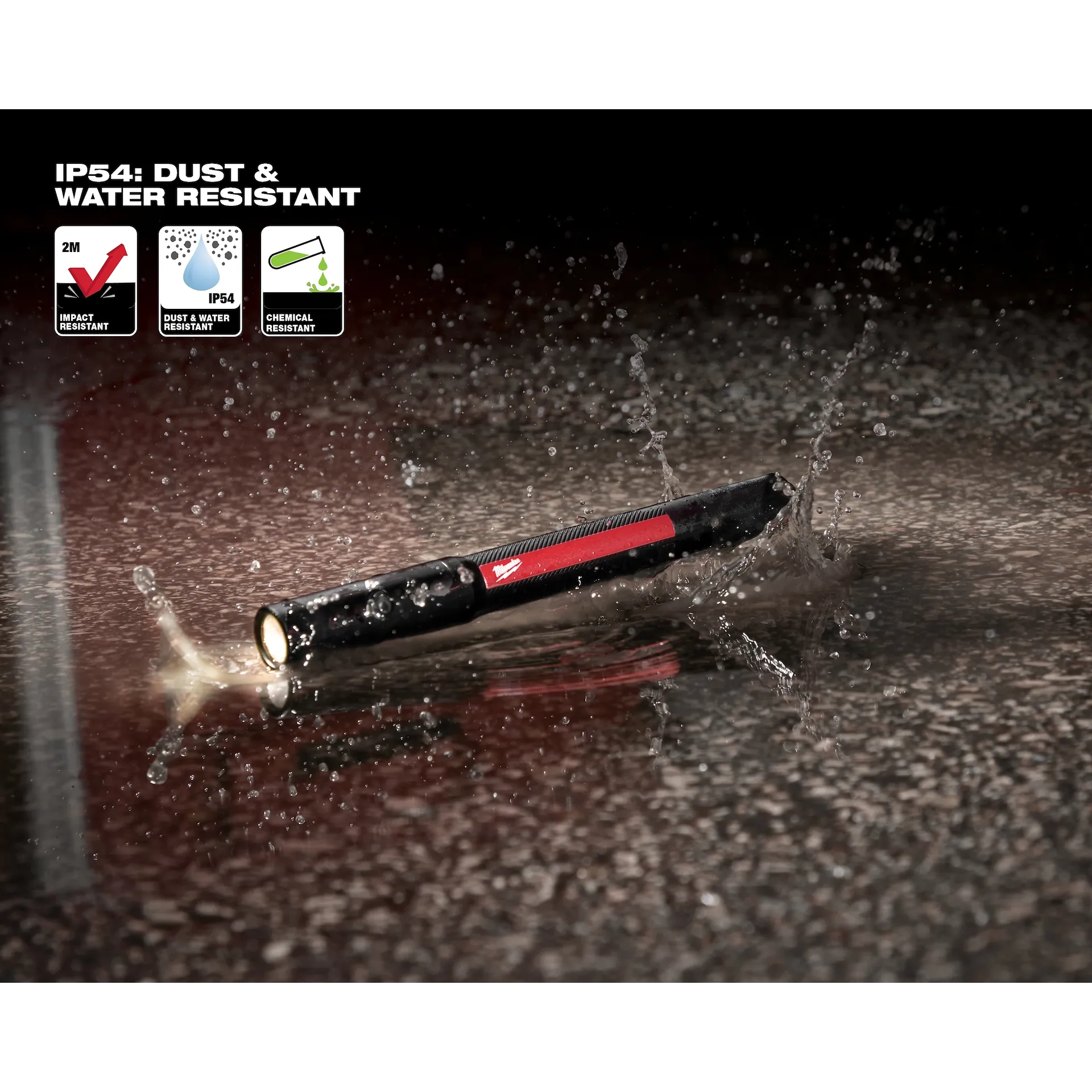 Milwaukee® Rechargeable 250L Penlight w/ Laser