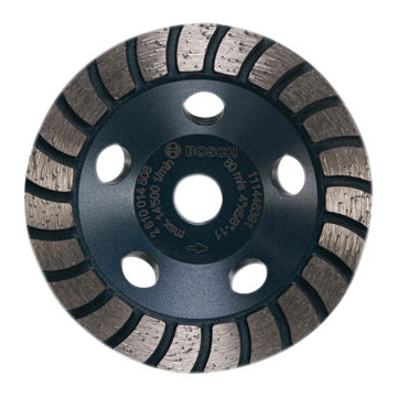 Bosch DCTH0401 4 In. Turbo Hubbed Diamond Cup Wheel