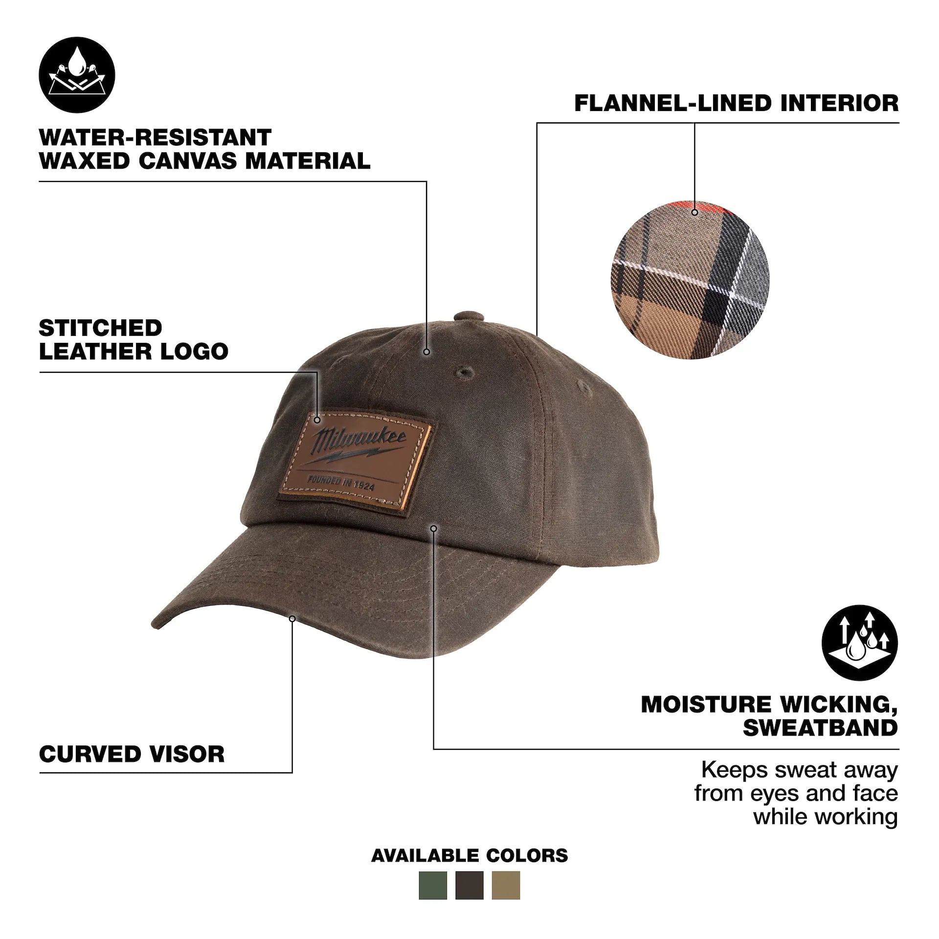 Waxed Canvas Adjustable Hat